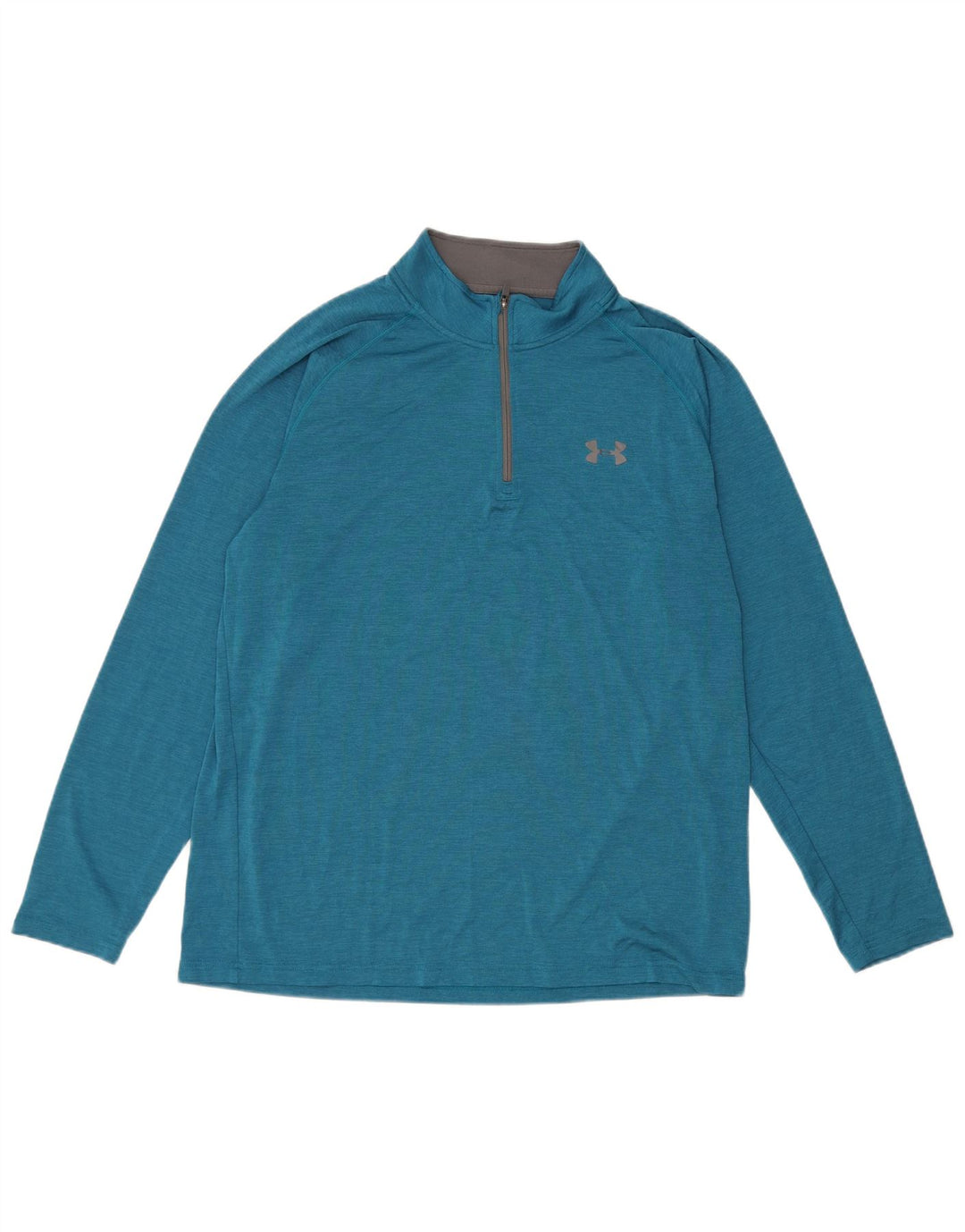 Under Armour Herren Heat Gear Pullover-Trainingsanzug mit Reißverschluss, Größe L, Blau
