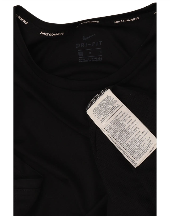 Nike Damen Dri Fit Weste Top UK 14 Medium Schwarz Polyester
