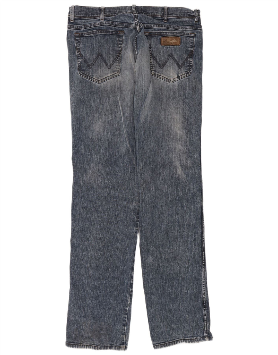 Wrangler Herren Texas Straight Jeans W36 L36 Blaue Baumwolle