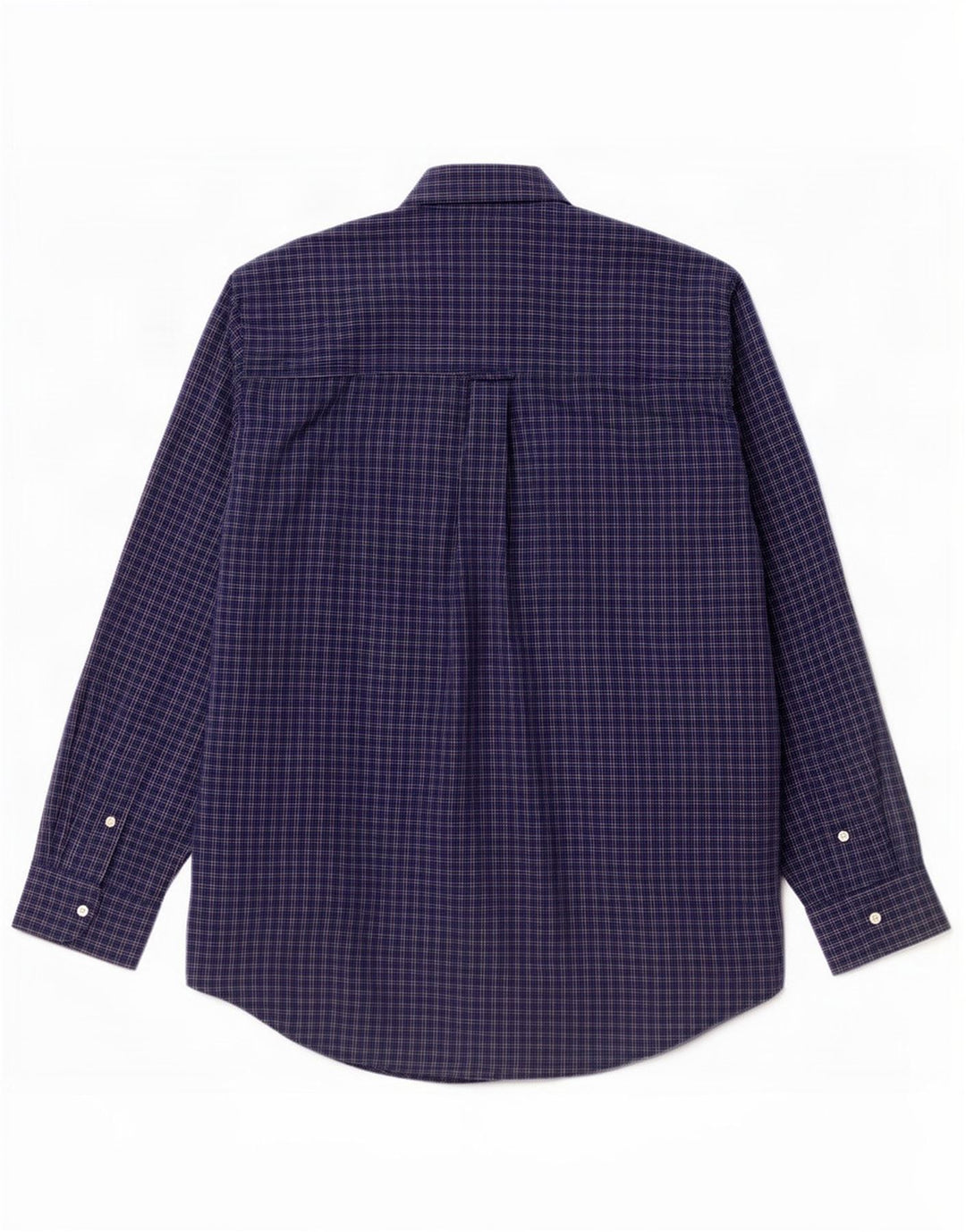 Chaps Herren-Hemd, pflegeleicht, XL, marineblau, kariert, Baumwolle