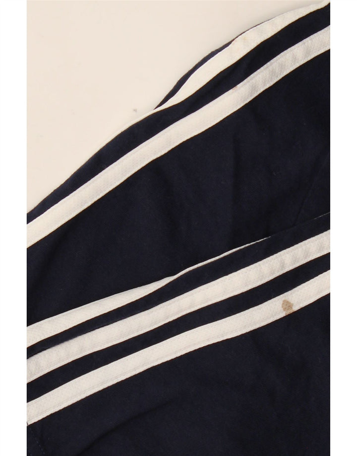 ADIDAS Herren T-Shirt Top Large Marineblau Baumwolle