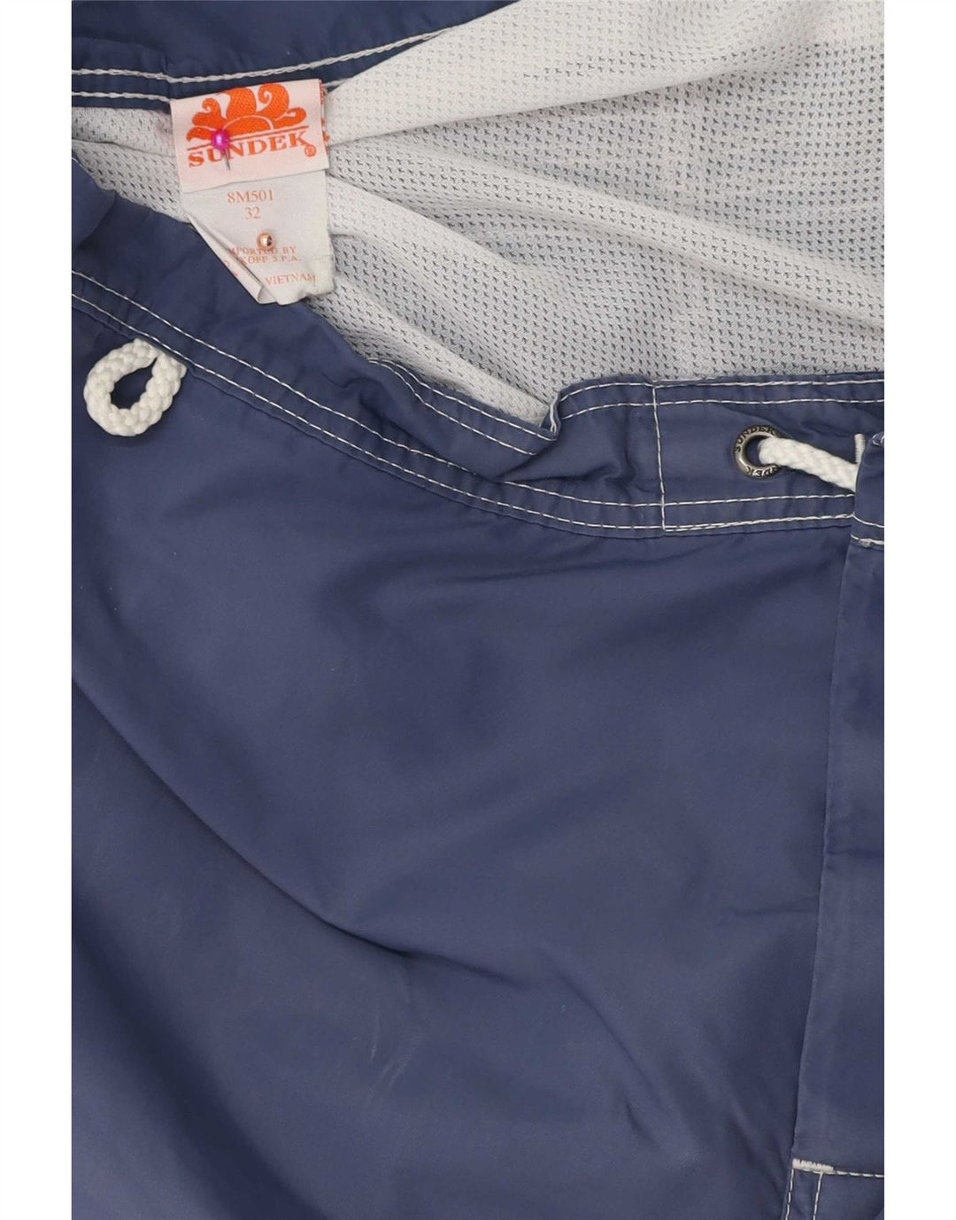 Sundek Herren-Badeshorts, mittelgroß, marineblau, Polyester