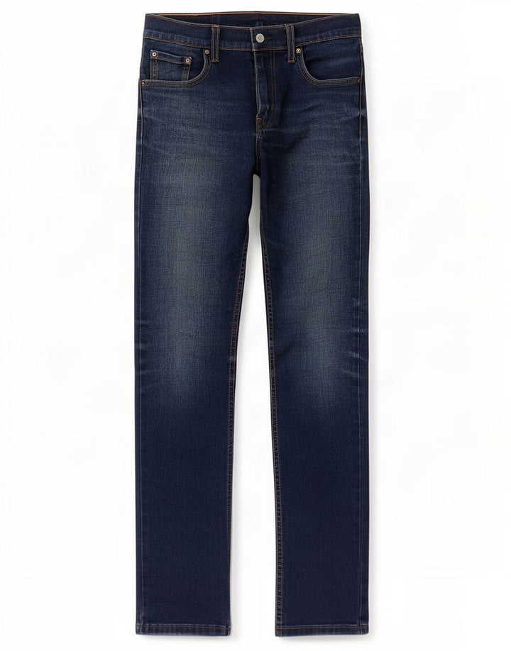 Levi's Herren Slim Jeans W30 L33 Marineblaue Baumwolle