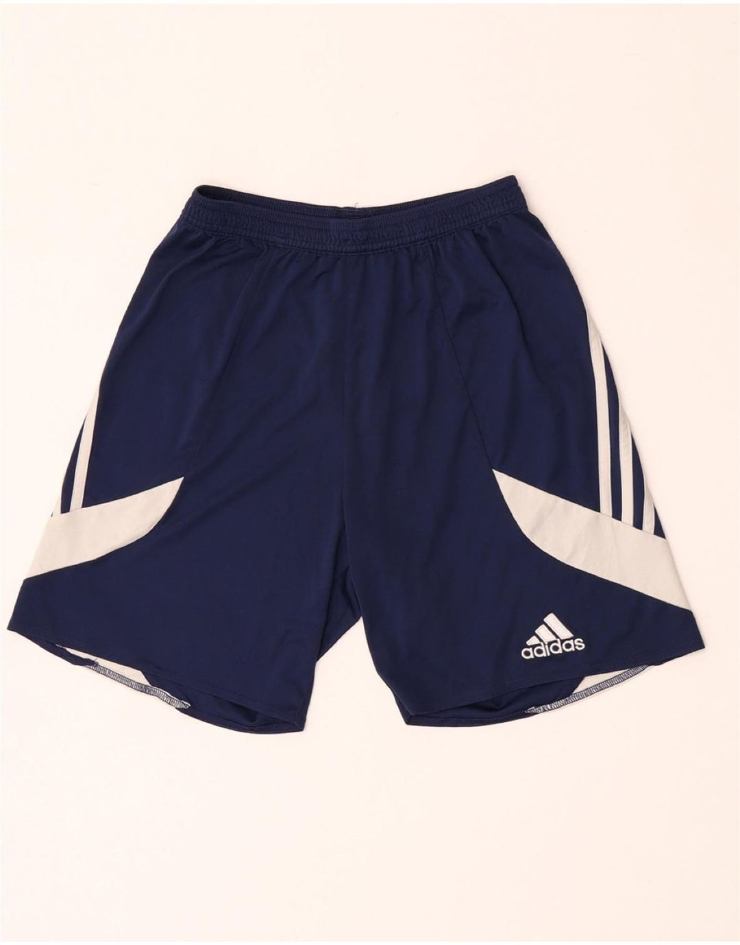 Adidas Herren Climalite Sport Shorts Small Marineblau Colourblock Polyester