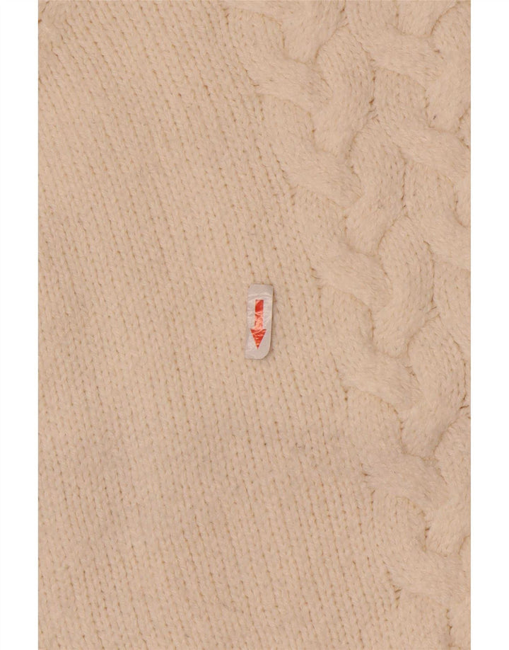 Marks & Spencer Rollkragenpullover für Damen, Gr. 14, Mittelbeige