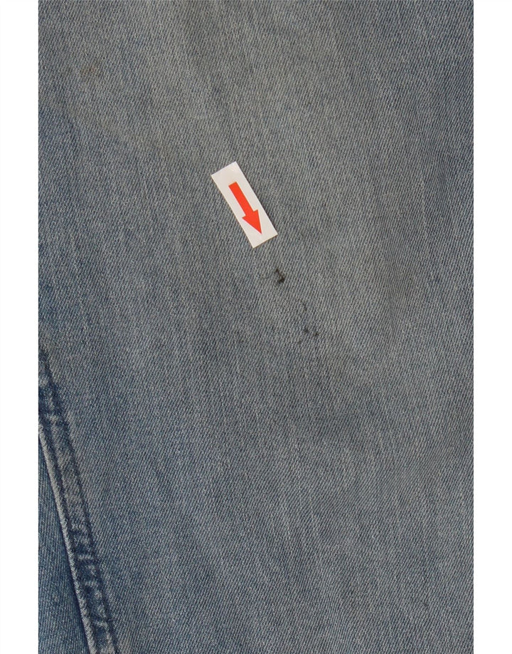 Marks & Spencer Herren Straight Jeans W32 L29 Blaue Baumwolle
