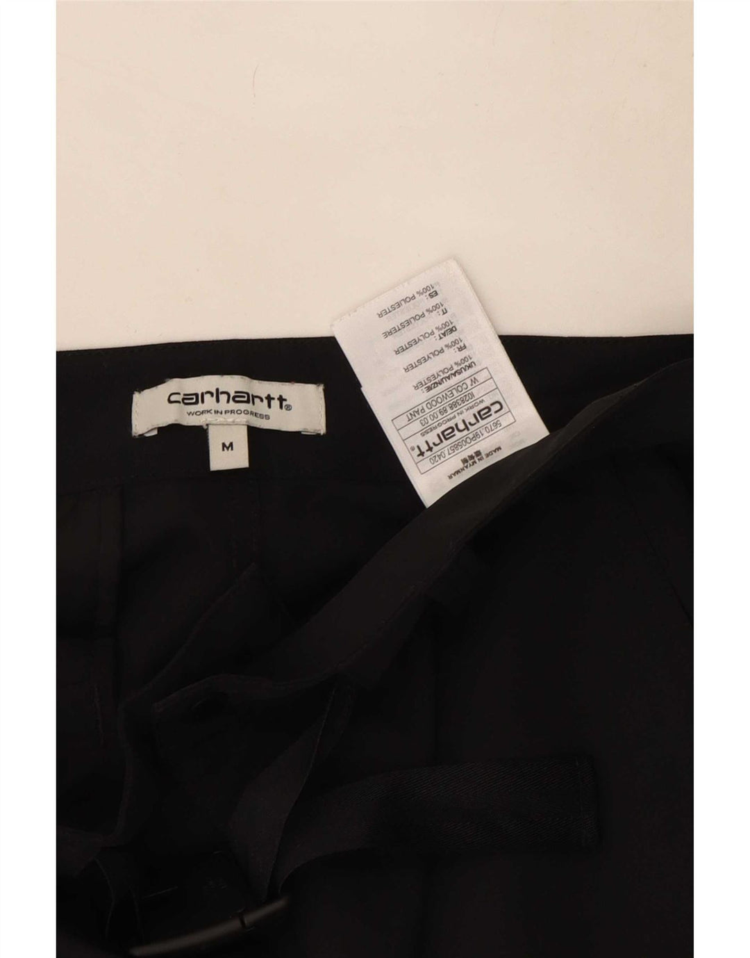 Carhartt Herren Tapered Cargohose Medium W31 L26 Schwarz Polyester