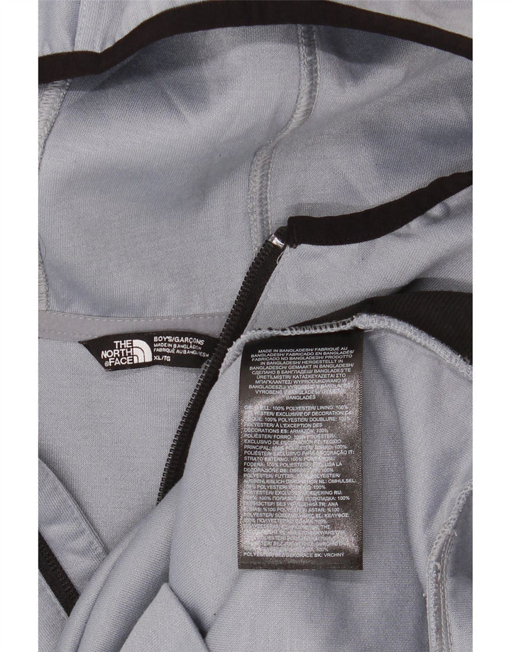 THE NORTH FACE Jungen-Kapuzenpullover mit grafischem Reißverschluss, 14–15 Jahre, XL, Grau