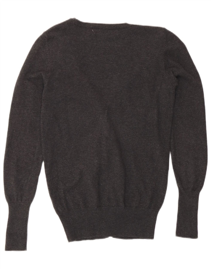Zara Damen-Cardigan-Pullover UK 10 Small Grau
