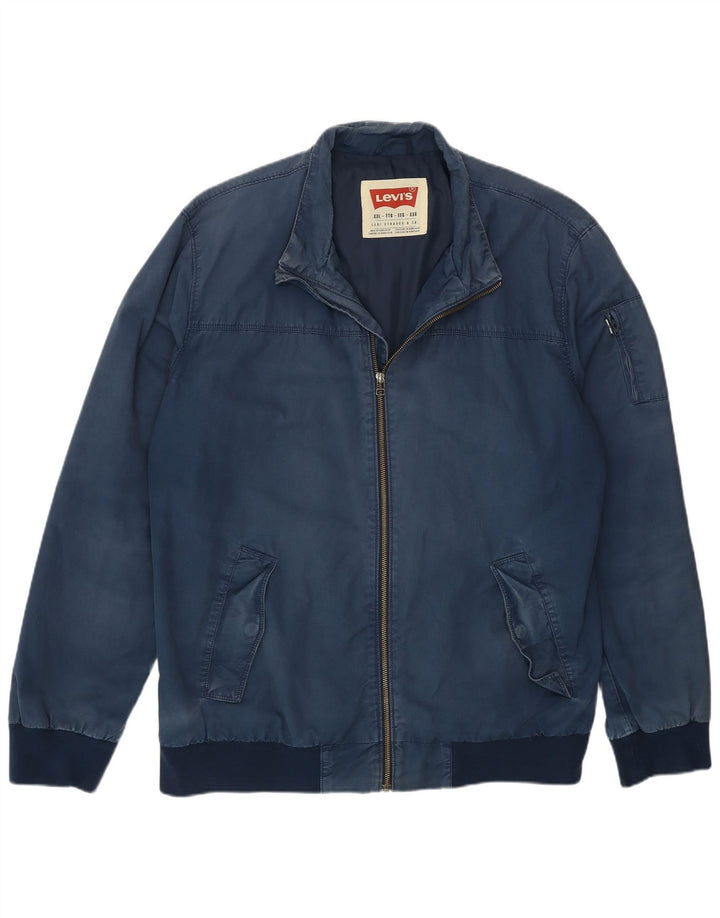 Levi's Herren Bomberjacke UK 44 2XL Marineblau Baumwolle
