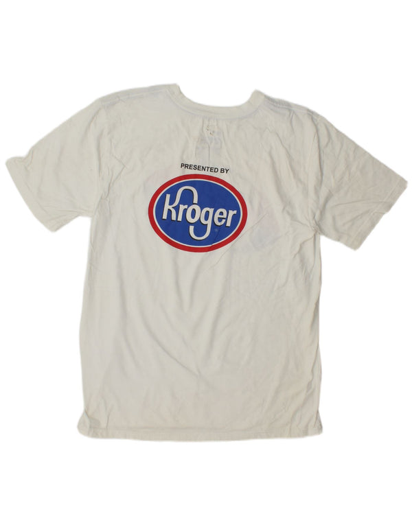 NIKE Damen-T-Shirt mit Grafik, UK 14, mittelweiße Baumwolle