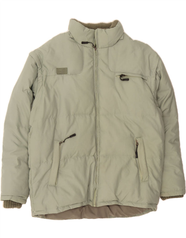 FILA Mens Padded Jacket UK 40 Large Green Polyamide Vintage Fila and Second-Hand Fila from Messina Hembry 