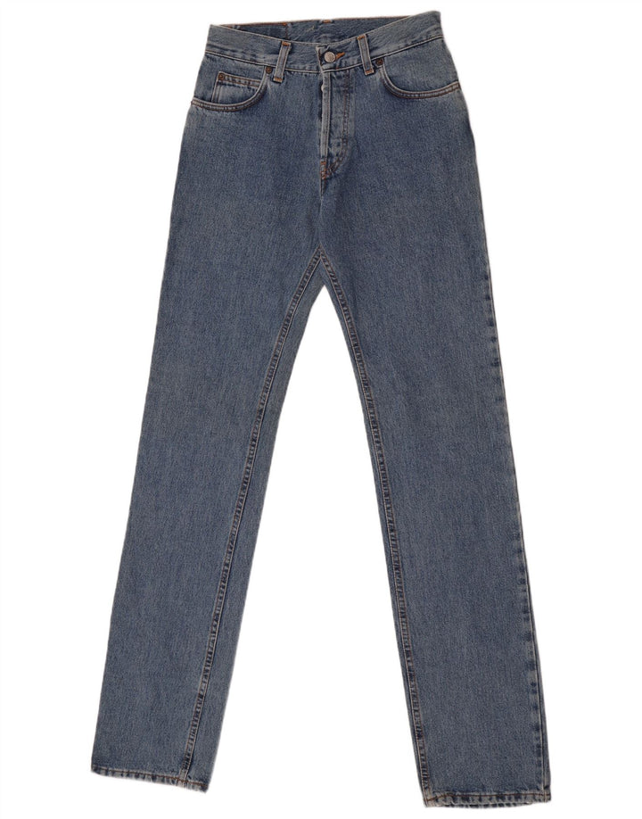 Rifle Damen Straight Jeans W28 L34 Blaue Baumwolle