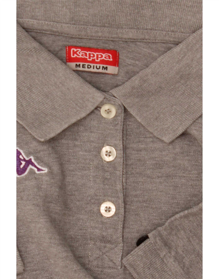 Kappa Damen Poloshirt UK 12 Mittelgrau