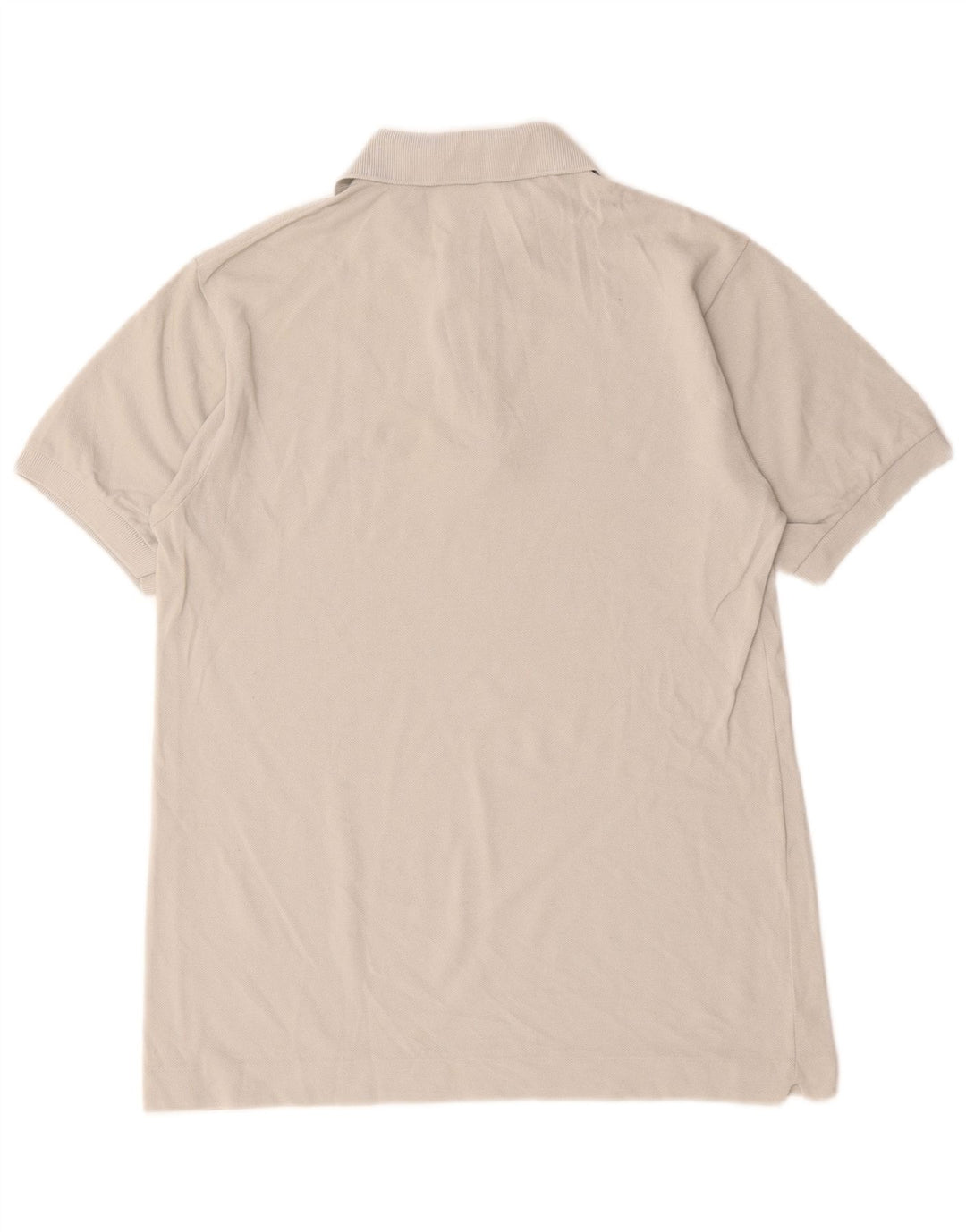 Lacoste Herren-Poloshirt, Größe 3, klein, graue Baumwolle