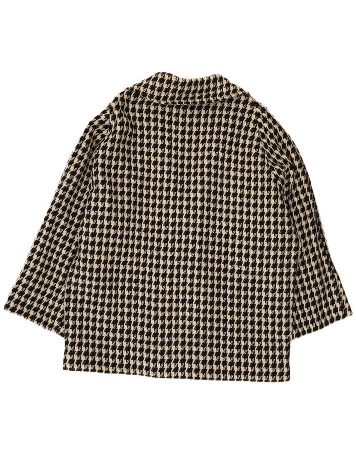 VINTAGE Damen-Blazer in Übergröße, Gr. 20 2XL, schwarzer Hahnentrittmuster