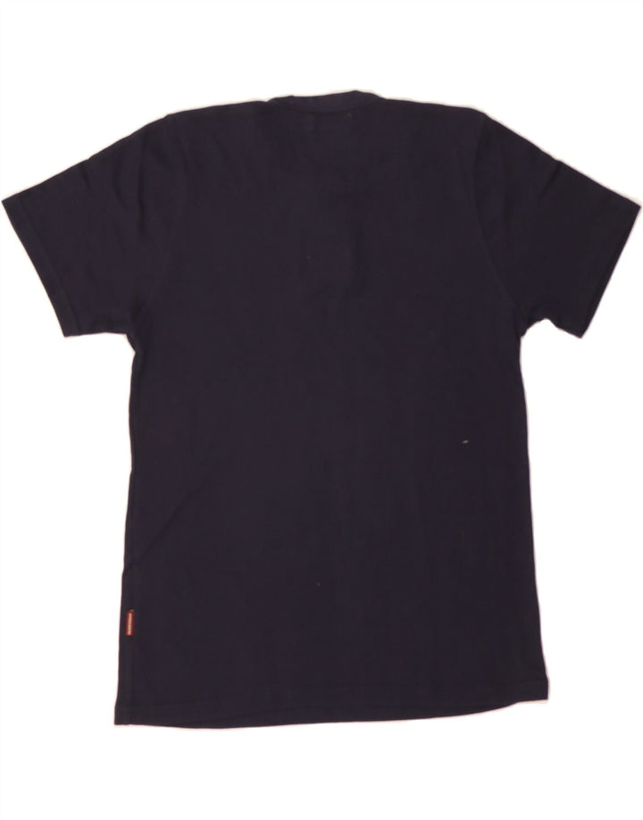 AMERICANINO Mens T-Shirt Top Large Navy Blue Vintage Americanino and Second-Hand Americanino from Messina Hembry 