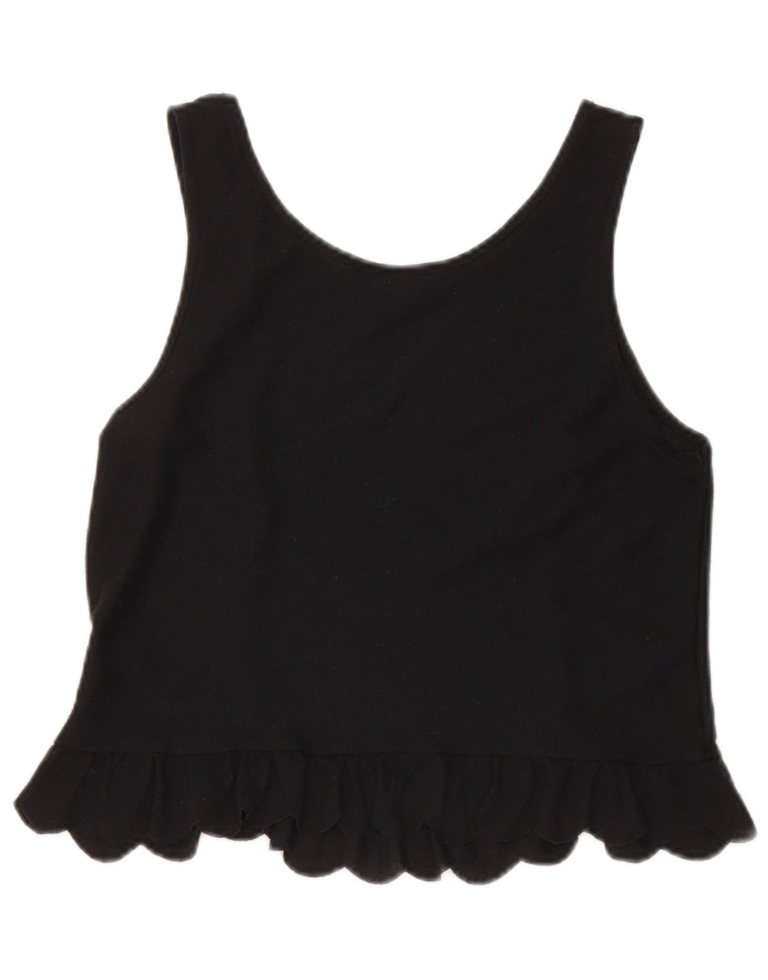 Topshop Damen-Trägershirt UK 8 Small Schwarz Polyester