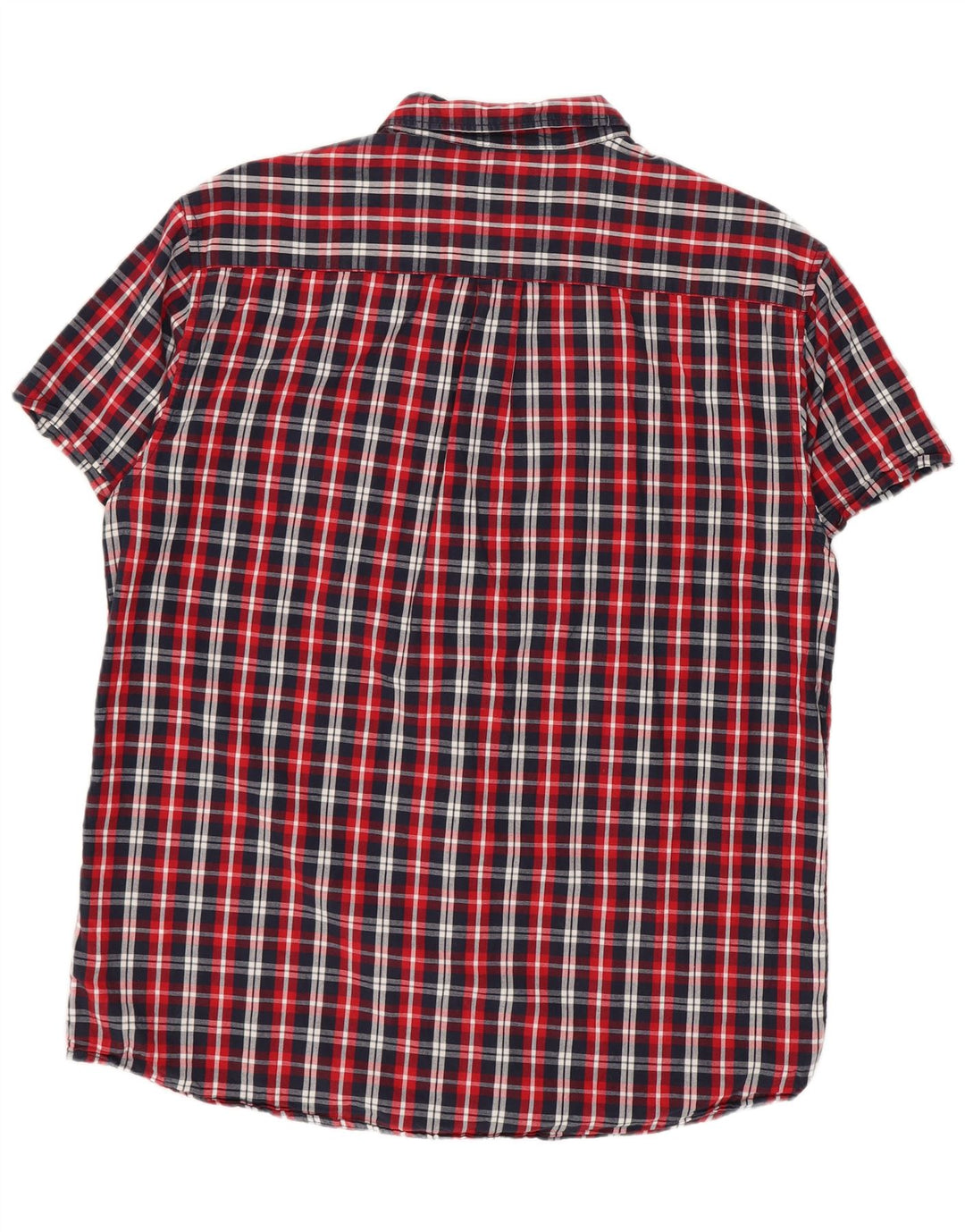 WRANGLER Herren-Hemd, kurzärmelig, normale Passform, großes, mehrfarbiges Karomuster