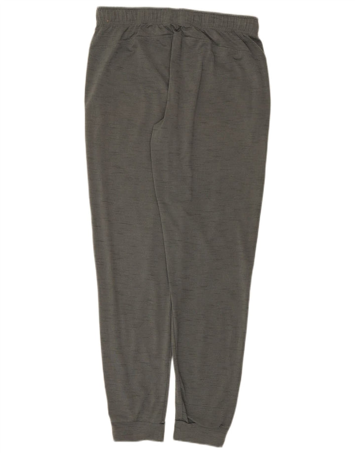 Nike Herren-Yoga-Trainingshose, Jogginghose, Mittelgrau geflecktes Polyester