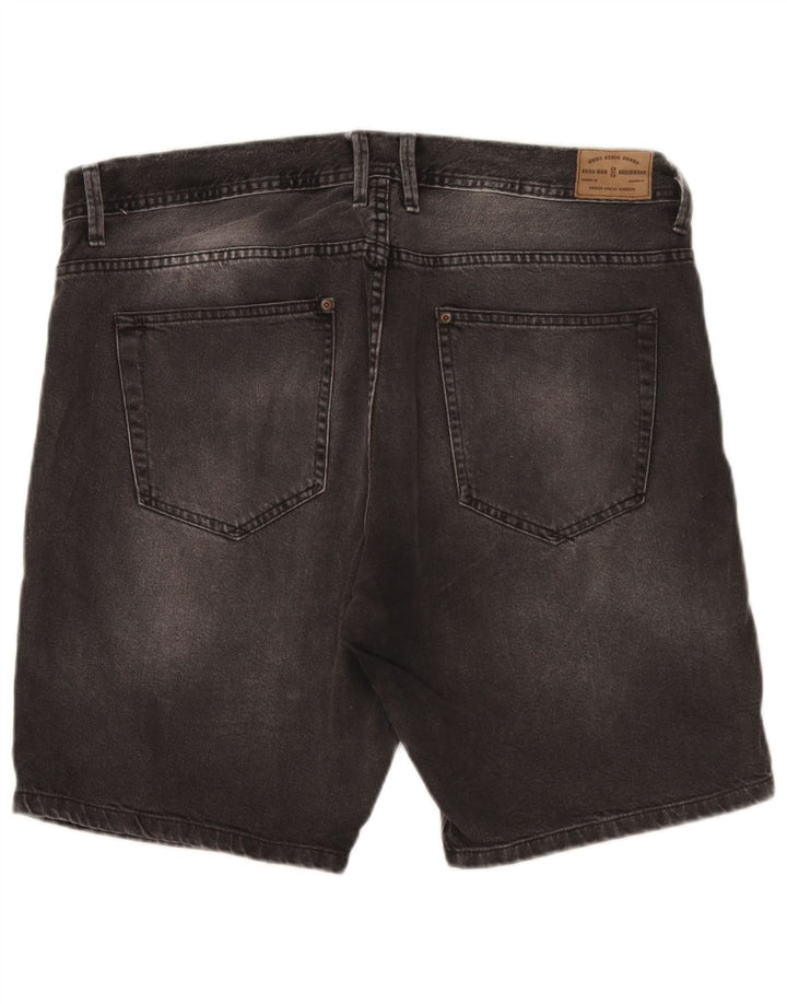 Zara Herren Jeansshorts EU 46 XL W36 Grau