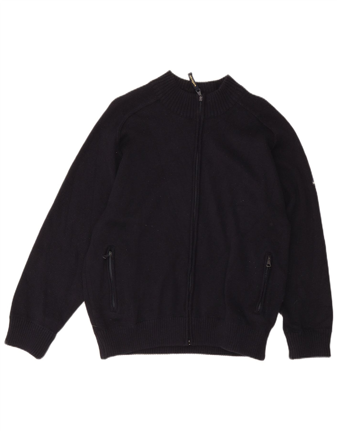 NAVIGARE Herren-Strickjacke, mittelgroß, Marineblau