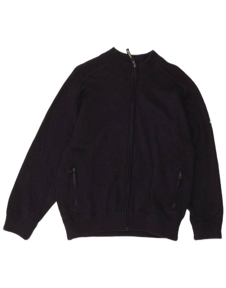 NAVIGARE Herren-Strickjacke, mittelgroß, Marineblau