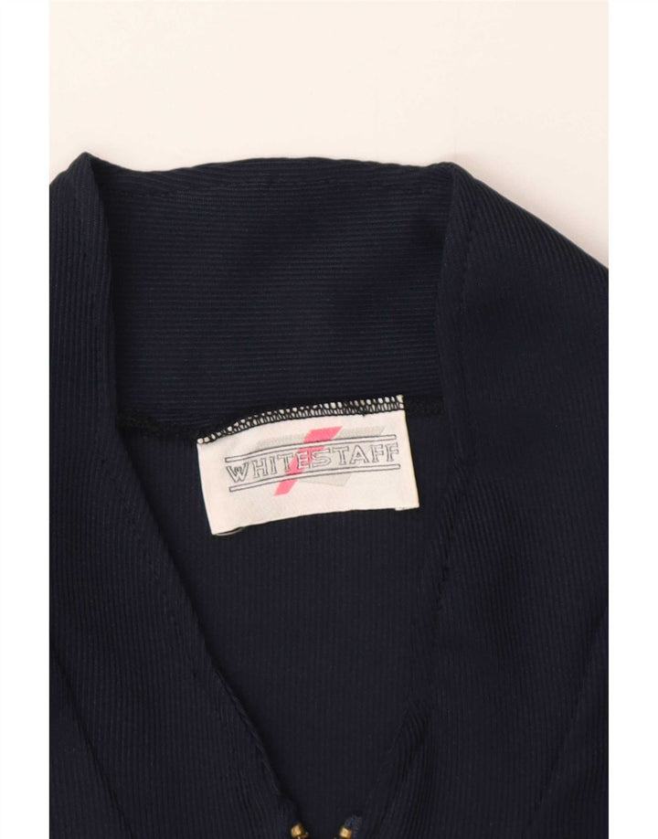 White Stuff Langärmliges A-Linien-Kleid für Damen, UK 12, Mittelmarineblau