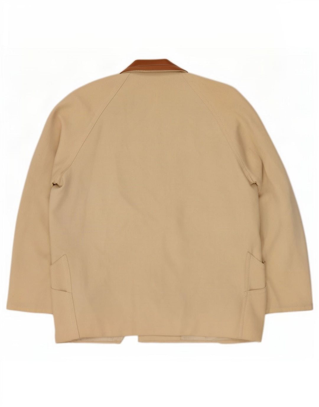 Max Mara Damen-Zweireiher-Blazer-Jacke, UK 12, Mittel, gebrochenes Weiß