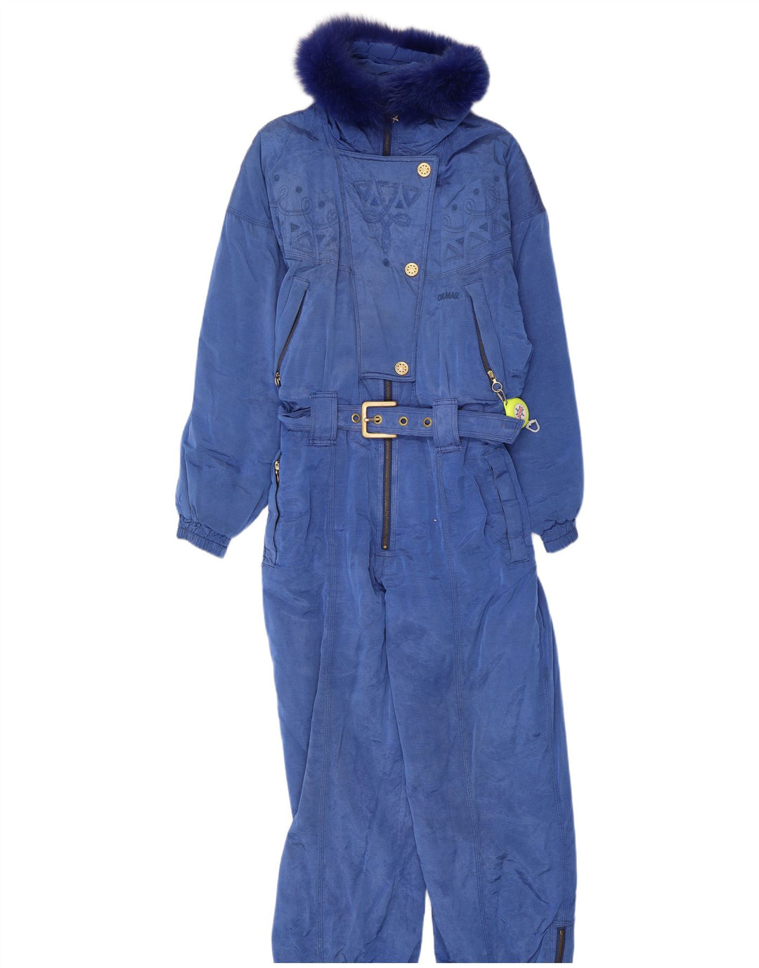 Colmar Damen Skioverall IT 46 Large Blau Geometrisch