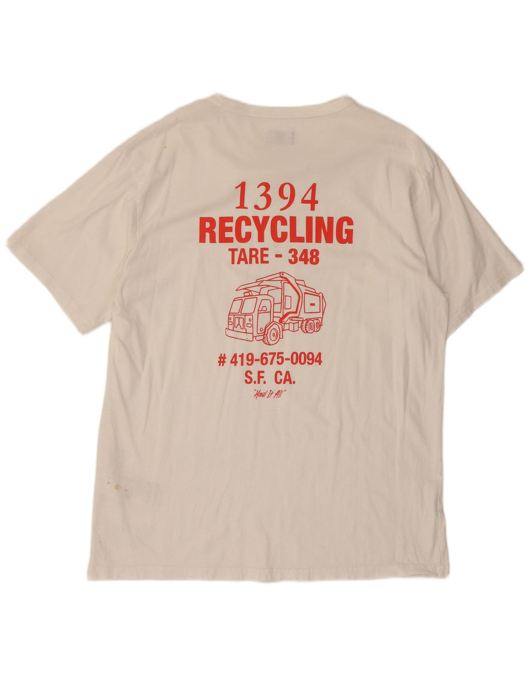 Levi's Herren-T-Shirt mit Grafik, XL, weiße Baumwolle