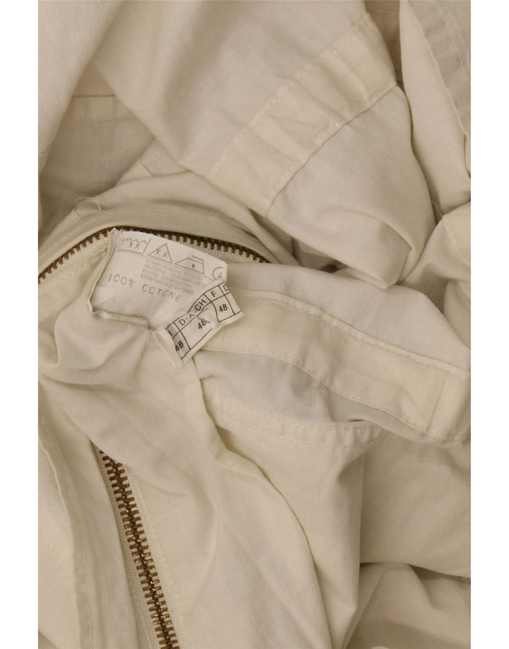 BELFE Mens Utility Gilet IT 48 Medium Off White Cotton Vintage Belfe and Second-Hand Belfe from Messina Hembry 