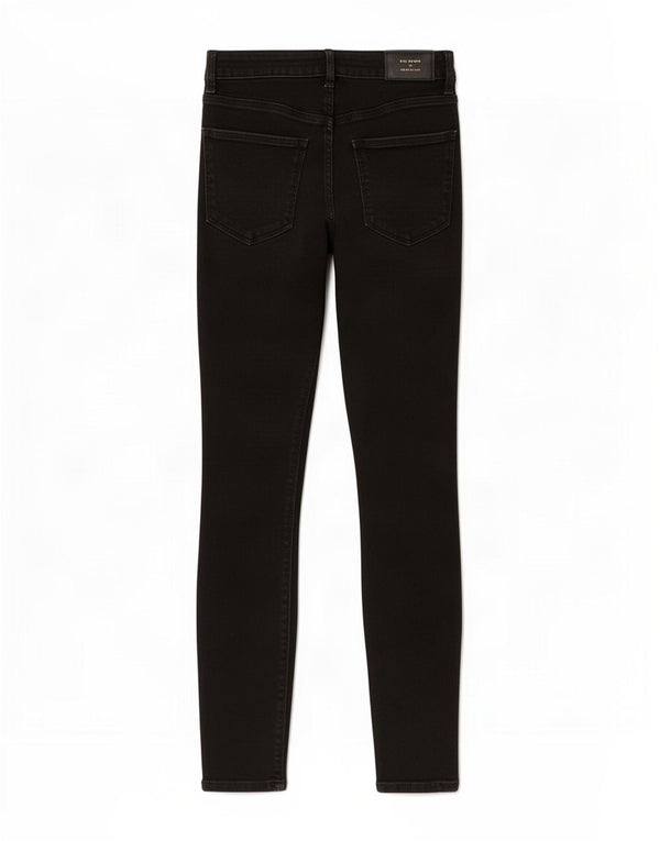 Zara Damen Skinny Jeans EU 34 2XS W24 L26 Schwarze Baumwolle