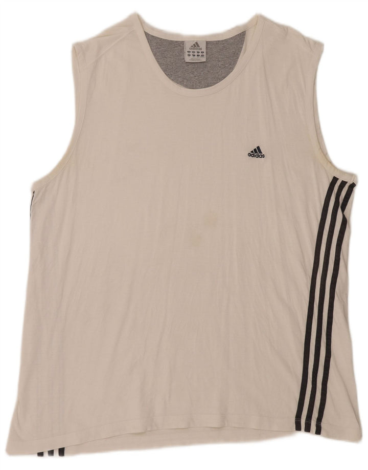 Adidas Herren Weste Top 2XL Weiß