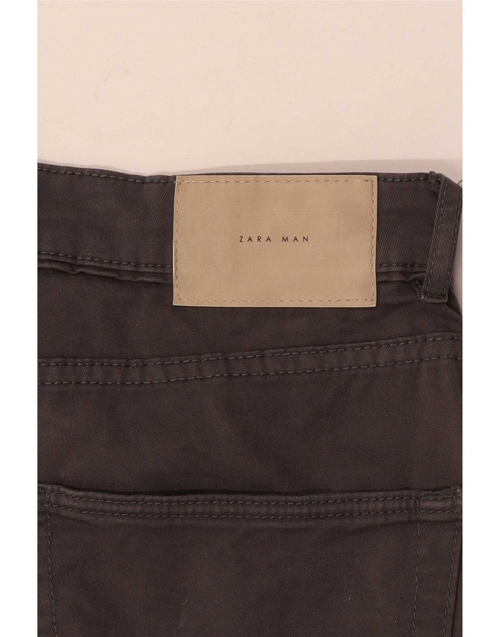 Zara Herren Slim Freizeithose W36 L31 Grau