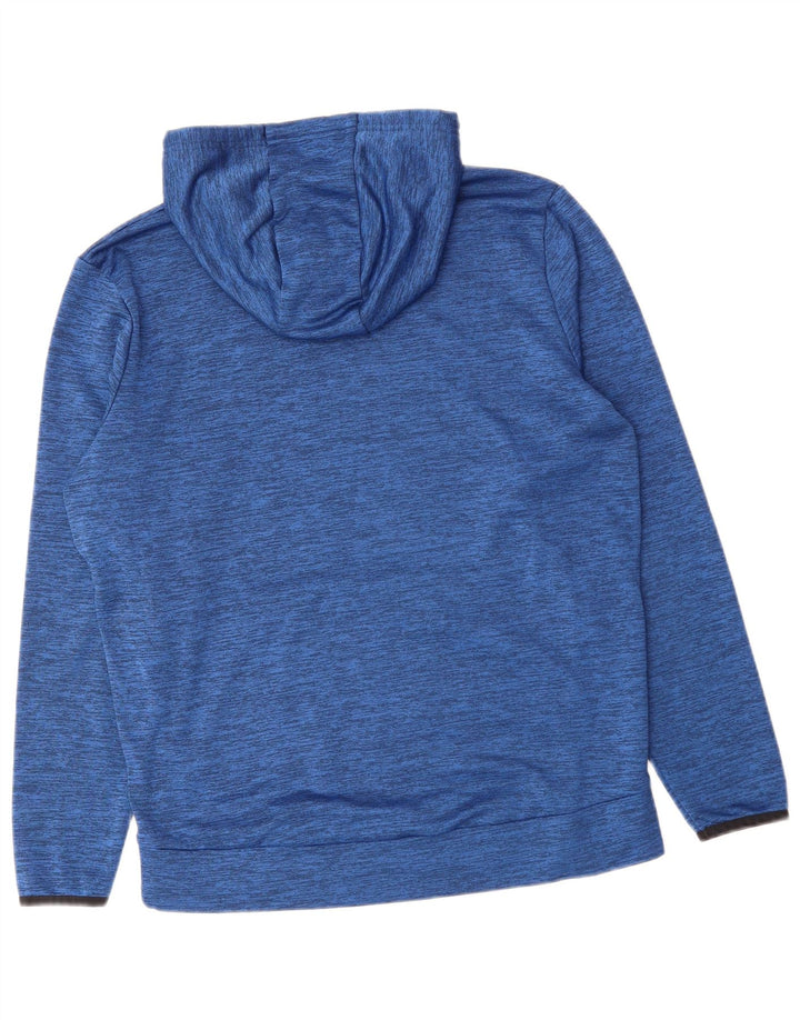 UNDER ARMOUR Herren-Kapuzenpullover mit lockerer Passform, Mittelblau meliertes Polyester