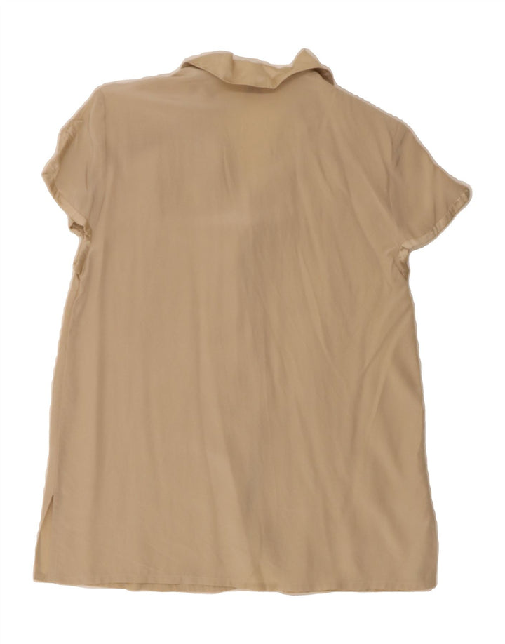 CHERIE Womens Short Sleeve Shirt Blouse IT 42/44 Medium Beige Vintage cherie and Second-Hand cherie from Messina Hembry 