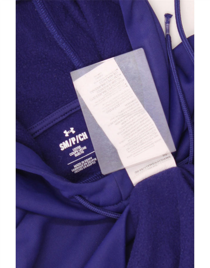 UNDER ARMOUR Herren-Kapuzenpullover mit entspannter Passform, klein, lila, Polyester