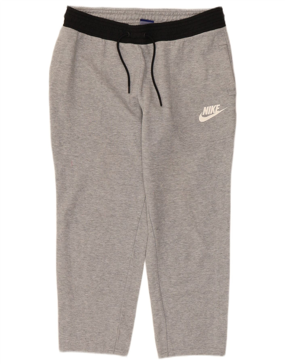 Nike Herren-Capri-Trainingshose, Größe S, Grau, Colourblock-Baumwolle