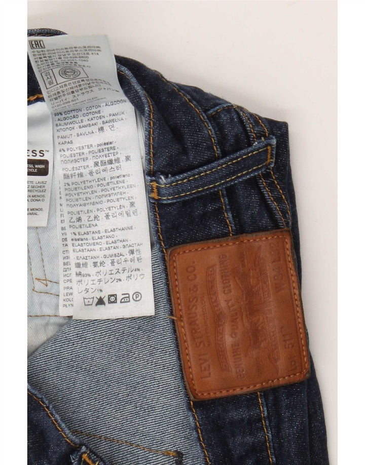 Levi's Herren 511 Slim Jeans W34 L32 Marineblau Baumwolle
