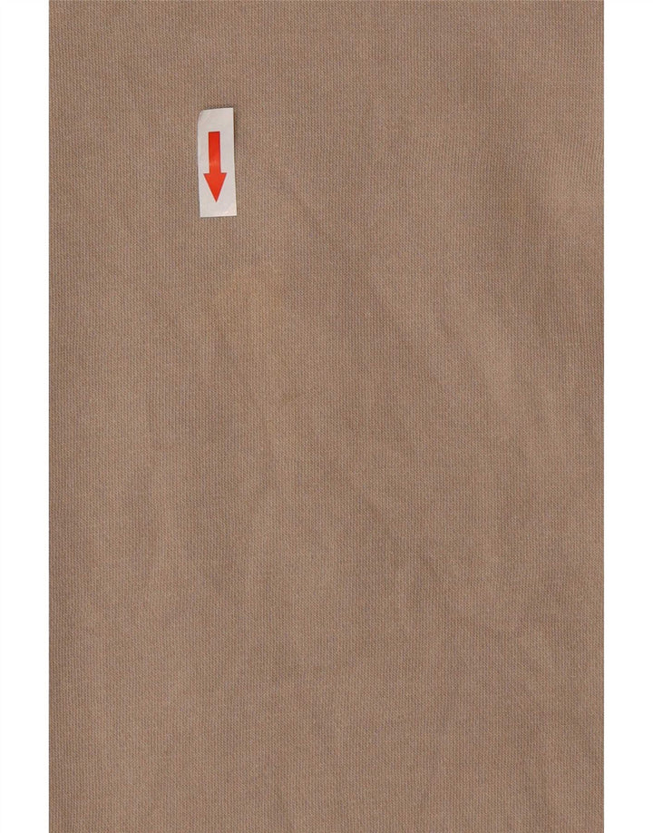Übergroßer Sweatshirt-Pullover für Damen von Zara, Gr. 10, Größe S, Beige, Baumwolle