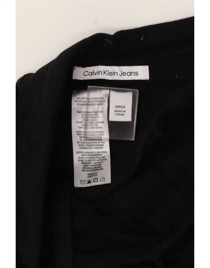 Calvin Klein Herren Cargo-Trainingshose, Jogginghose, Größe S, Schwarz, Baumwolle