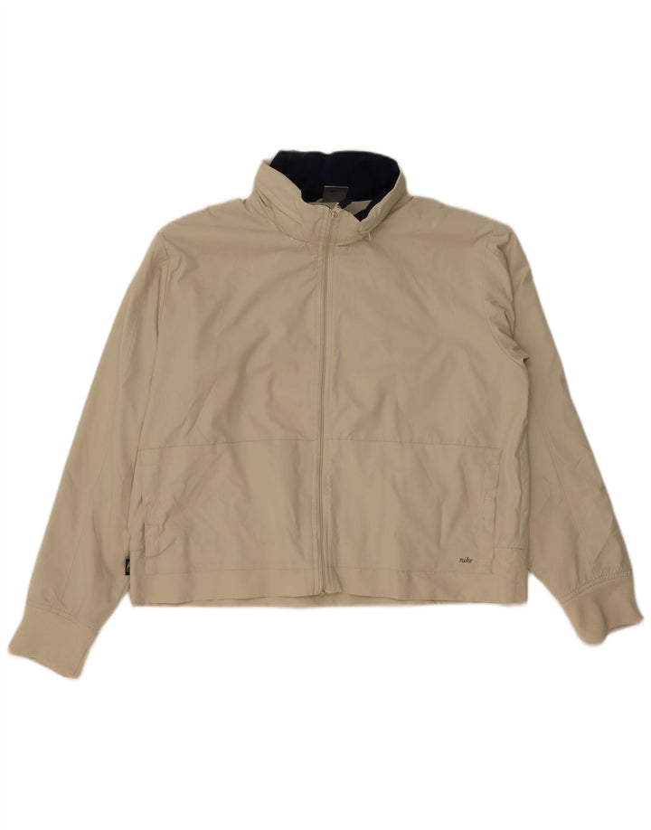Nike Damen-Trainingsanzug mit Kapuze, Top-Jacke, US 16/18 XL, Beige, Polyester