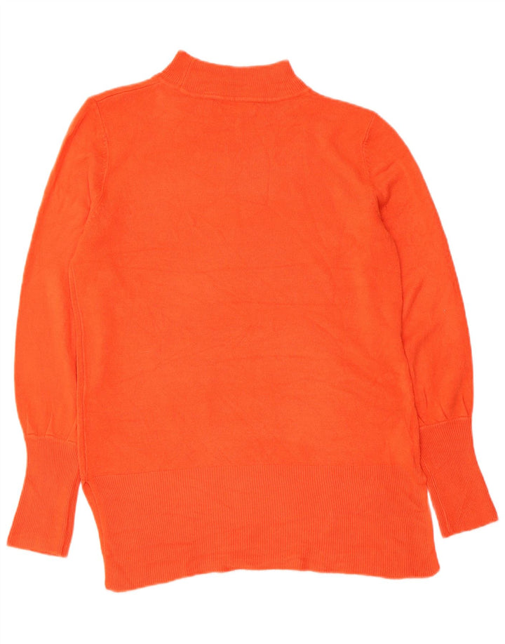 Marks & Spencer Rollkragenpullover für Damen, Gr. 14, mittelorange