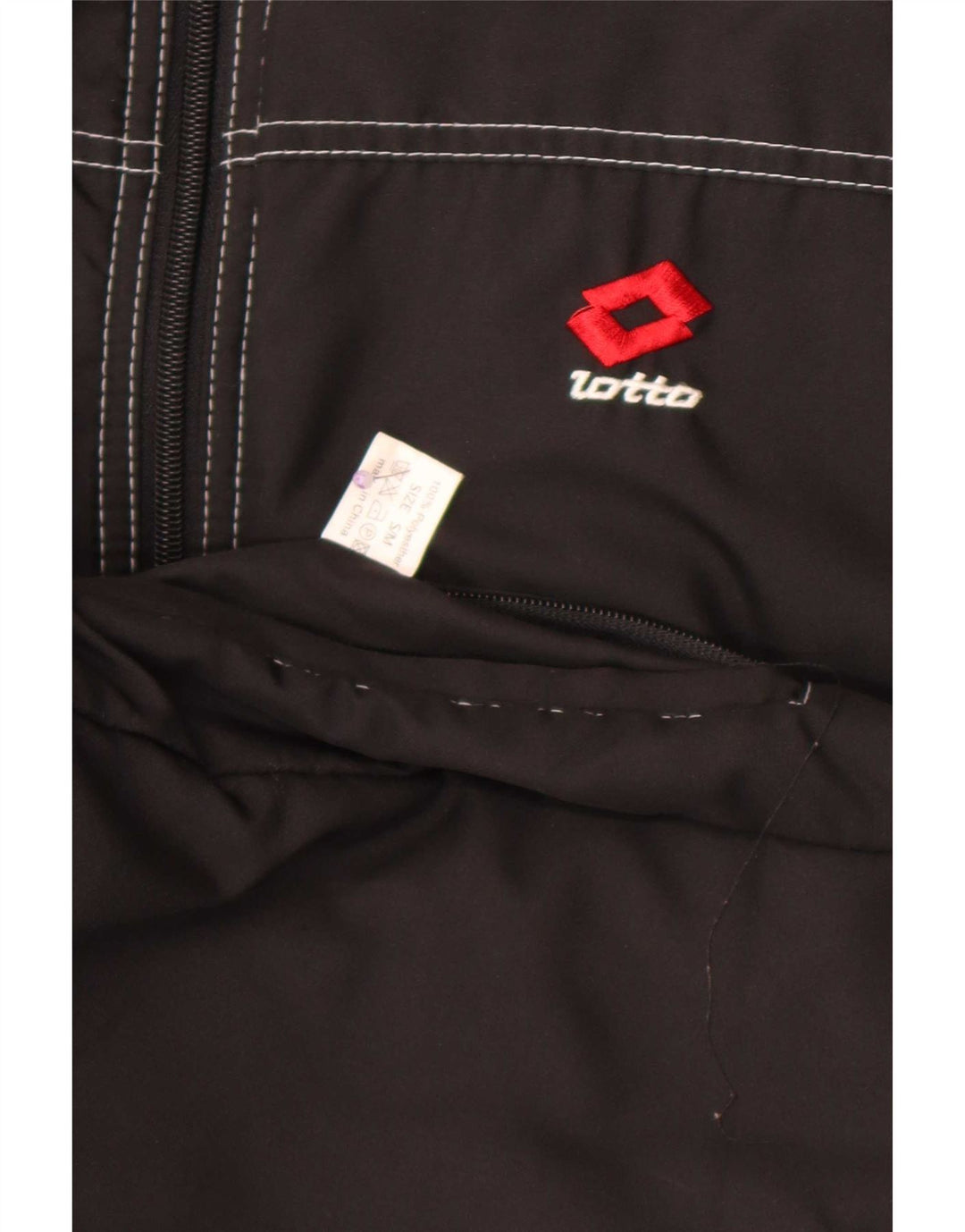 Lotto Herren Wendeweste UK 36 Small Schwarz Polyester