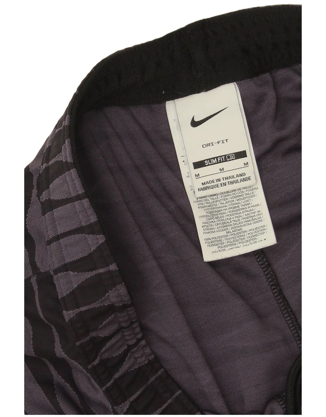 Nike Slim Sport-Shorts für Herren, mittelviolettes, geometrisches Polyester