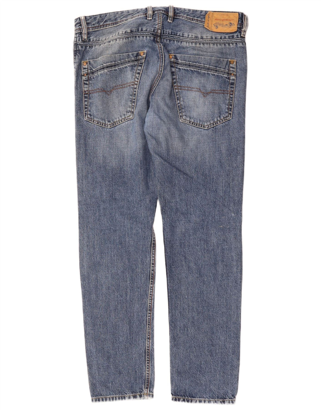 Diesel Herren Krayver Regular Slim Jeans W32 L30 Blaue Baumwolle