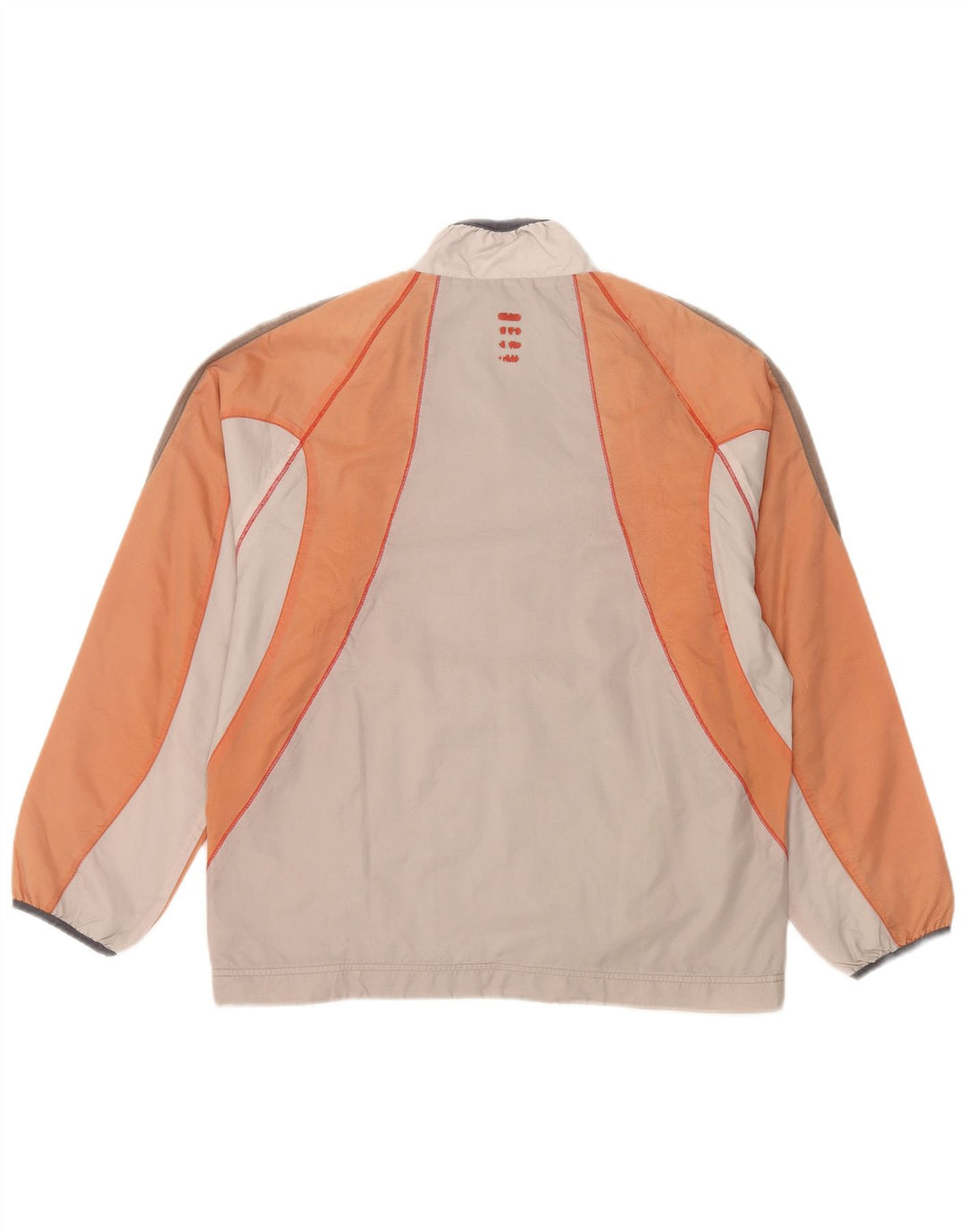 Fila Herren-Trainingsanzug-Oberteil, Jacke, klein, beige, Colourblock-Polyamid