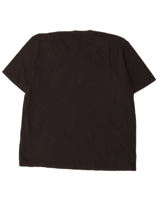 Hard Rock Cafe Herren Milan Graphic T-Shirt Top 2XL Schwarz Baumwolle
