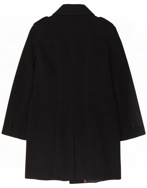 Tommy Hilfiger Damen-Militärmantel US 12 Large Black Wool